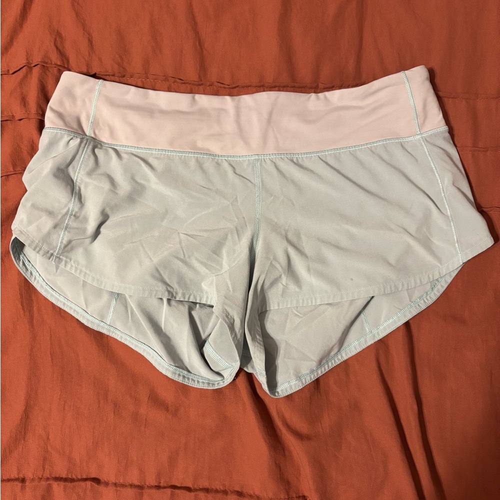 Lululemon light blue shorts